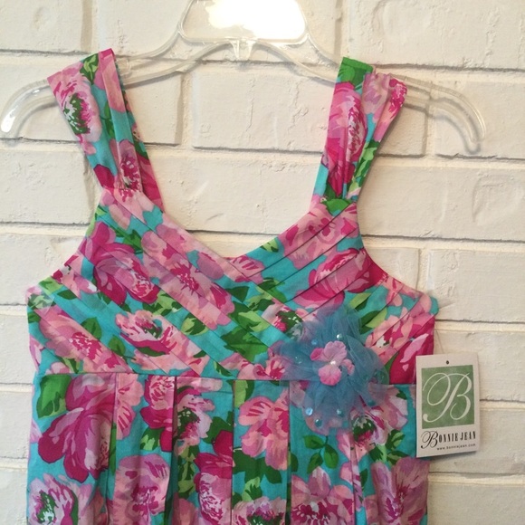 Bonnie Jean Girl Size 16 Summer Dress NWTS - Picture 3 of 3